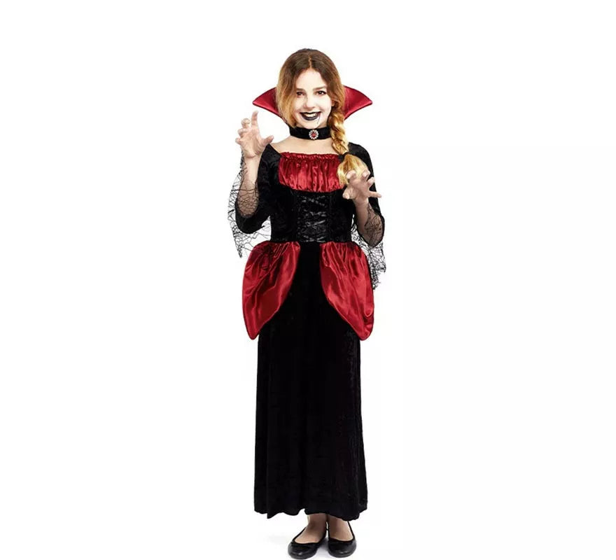 Translation missing: it.Disfraz de Vampiresa Gótica para niña