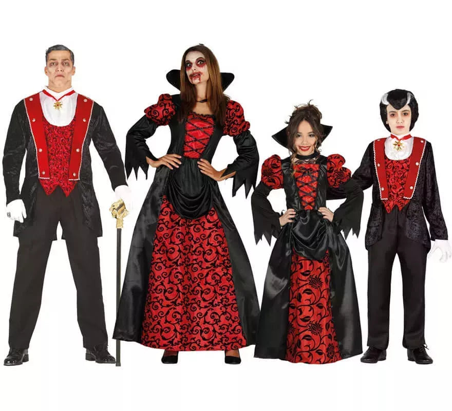 Translation missing: it.Disfraz de Vampiresa Roja para mujer