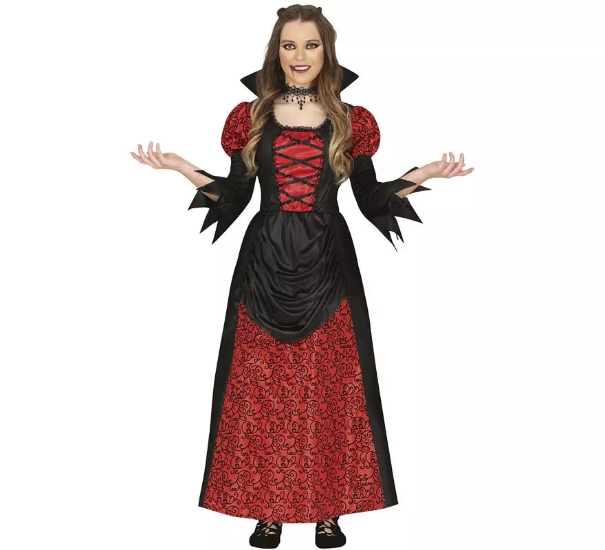 Translation missing: it.Disfraz de Vampiresa Roja para mujer
