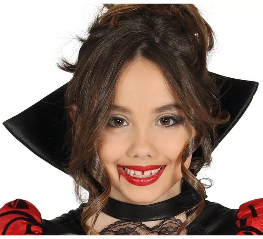 Translation missing: it.Disfraz de Vampiresa Roja para niña