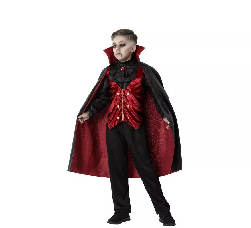 Translation missing: it.Disfraz de Vampiro Borgoña para niño