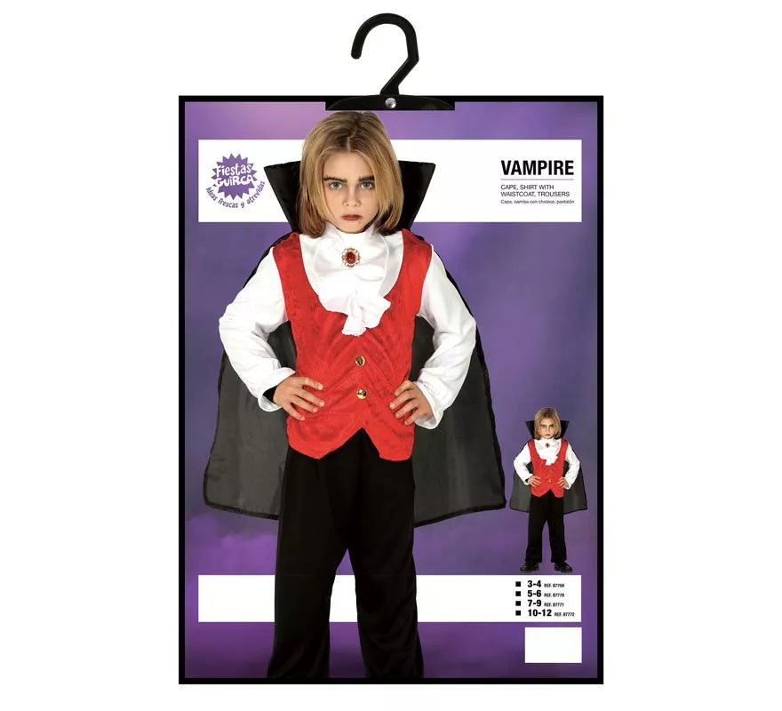 Disfraz de Vampiro Clásico para niño