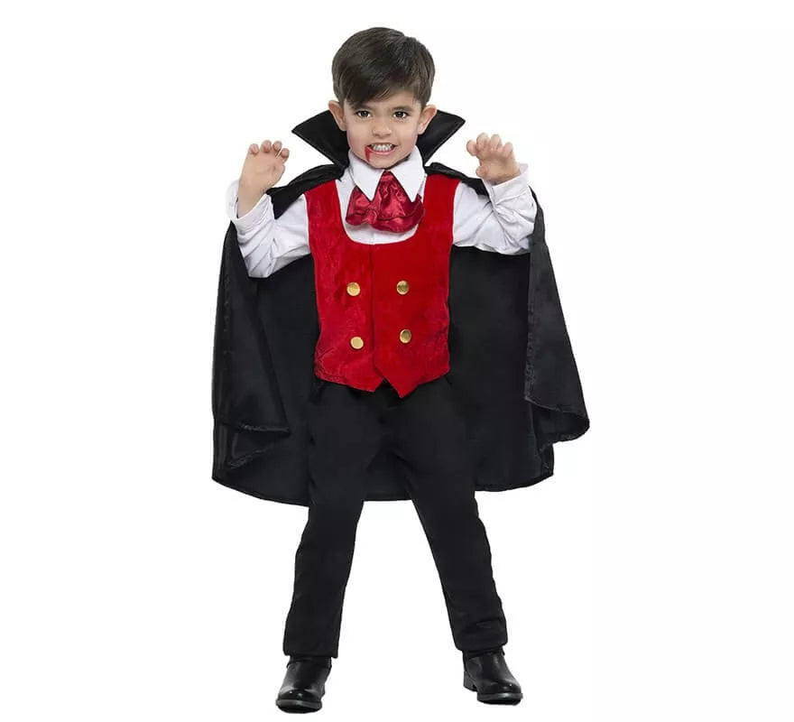 Translation missing: es.Disfraz de Vampiro con capa para niño
