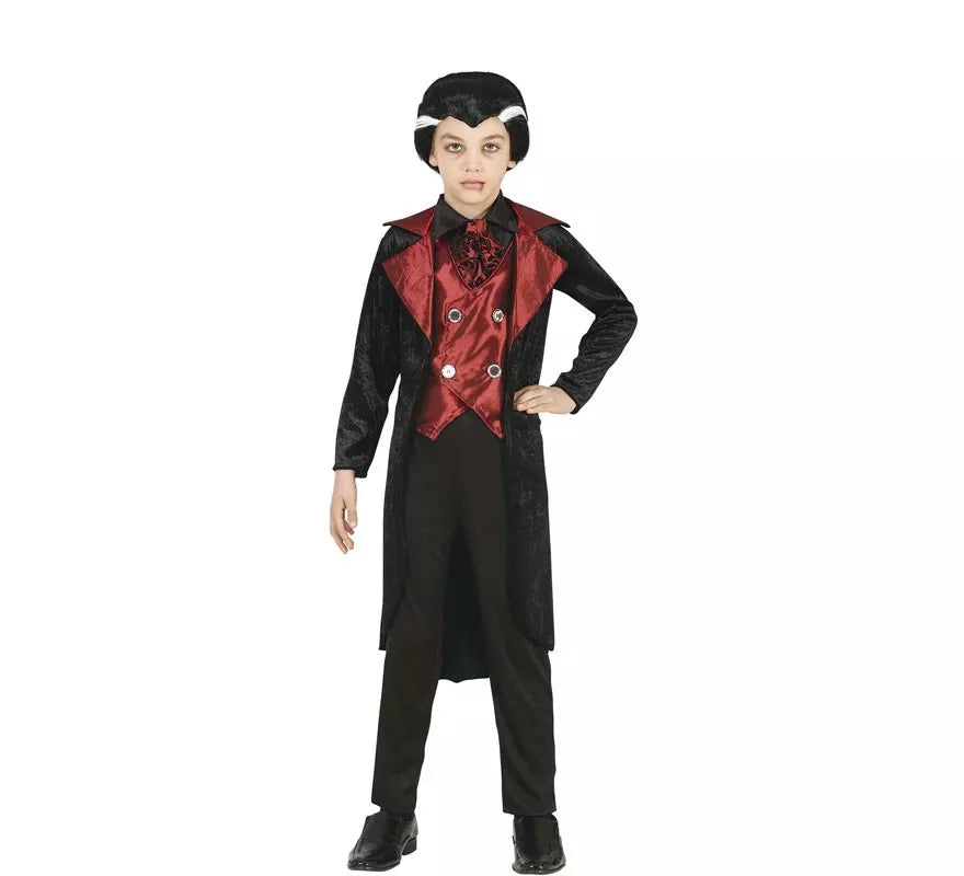 Translation missing: it.Disfraz de Vampiro Elegante con chaleco para niño