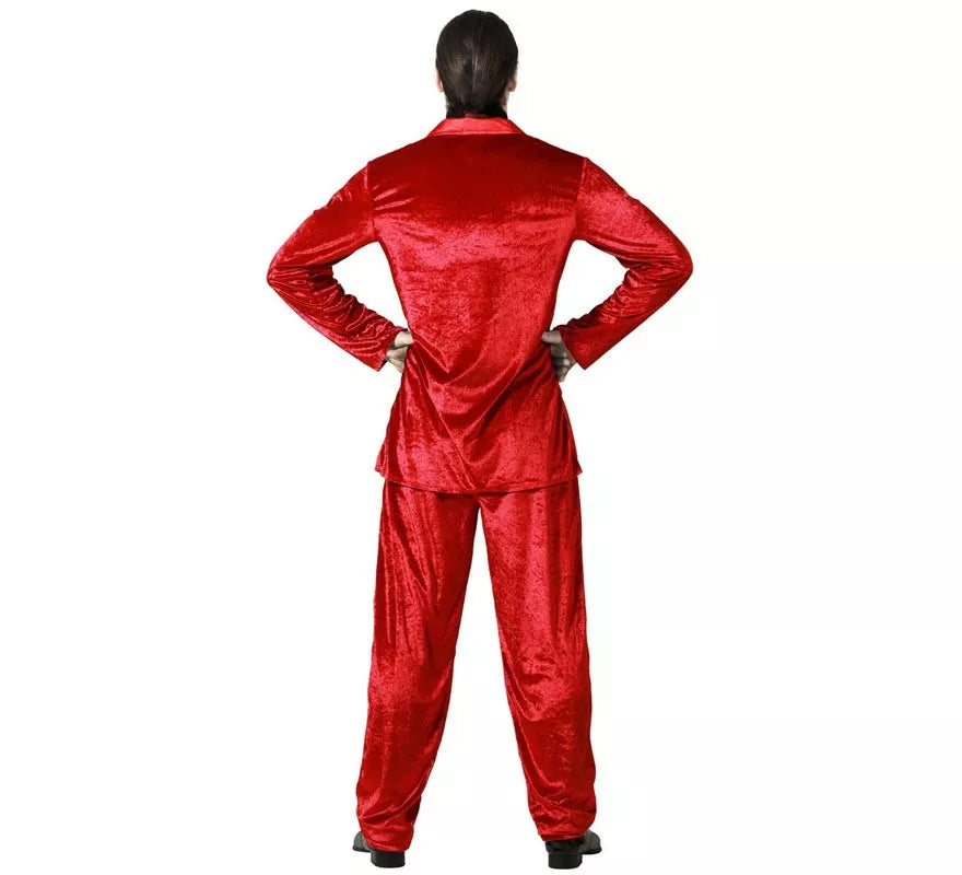 Translation missing: it.Disfraz de Vampiro Elegante Rojo para hombre