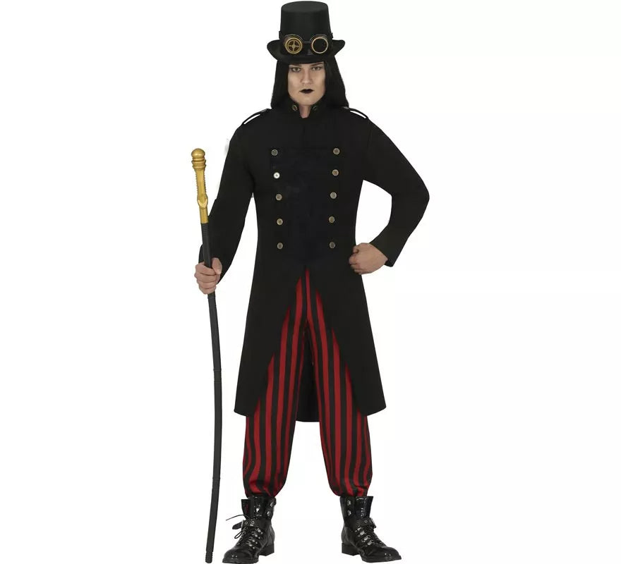 Translation missing: es.Disfraz de Vampiro Gótico Steampunk para hombre