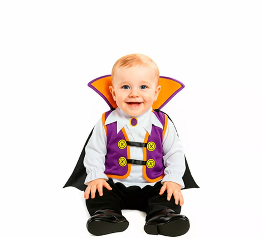 Translation missing: it.Disfraz de Vampiro Morado para niño y bebé