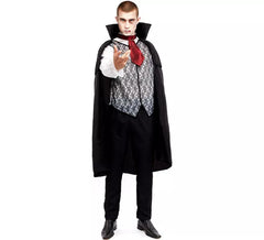 Costume da vampiro nero per uomo