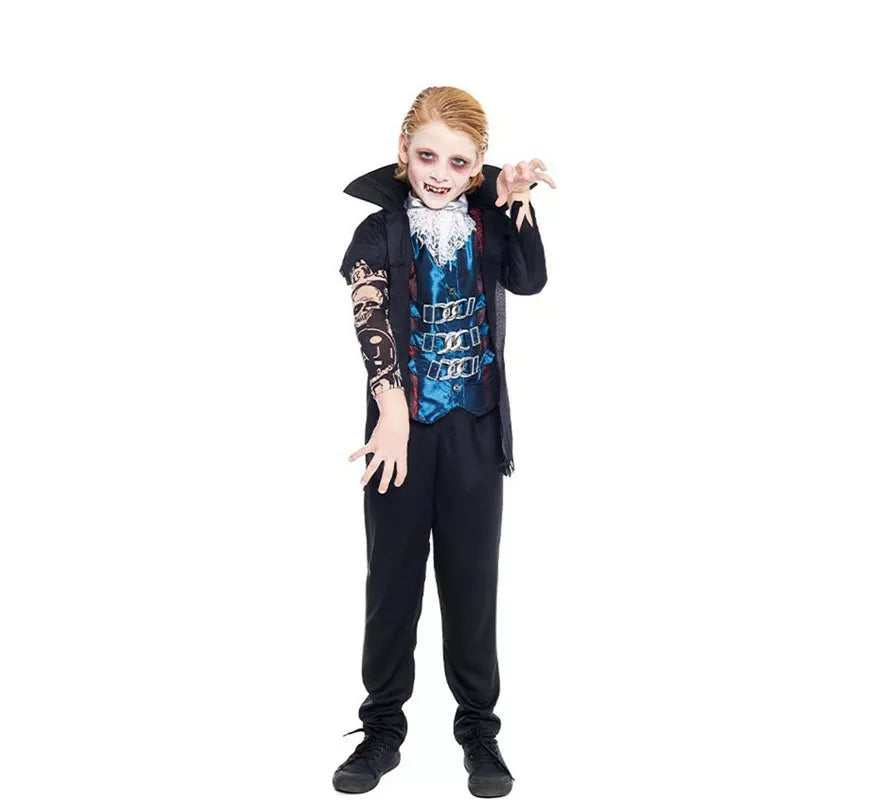 Translation missing: it.Disfraz de Vampiro Tatuajes para niño