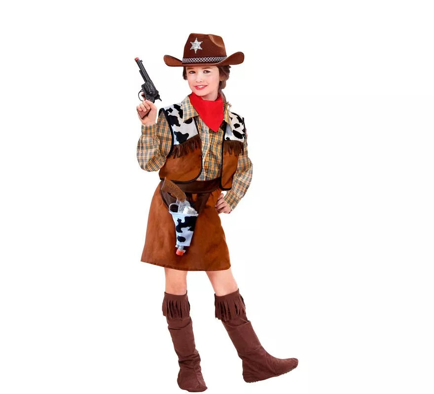 Translation missing: it.Disfraz de Vaquera Cowboy para niña