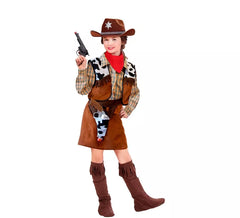 Costume da cowboy da cowgirl per ragazza