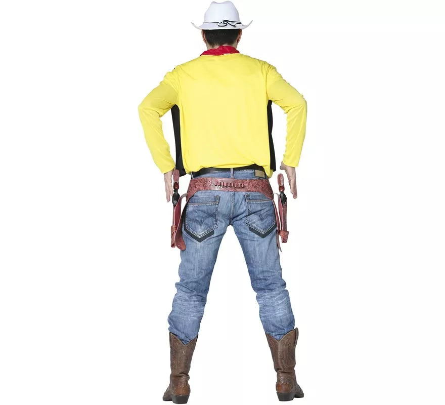 Translation missing: it.Disfraz de Vaquero amarillo para hombre