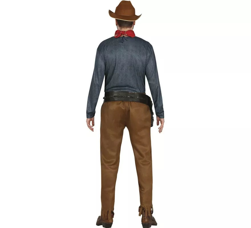 Translation missing: es.Disfraz de Vaquero Clásico con chaleco para hombre
