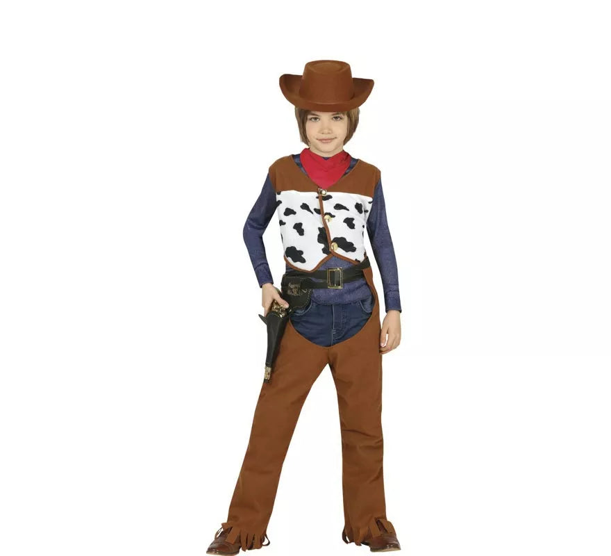 Translation missing: es.Disfraz de Vaquero Clásico con chaleco para niño