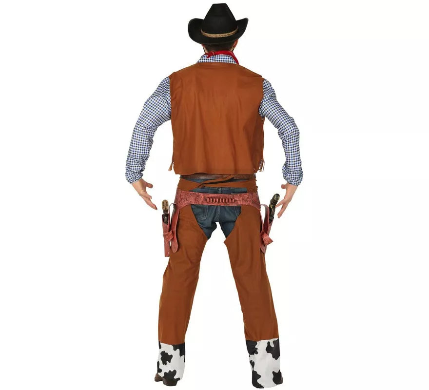 Translation missing: it.Disfraz de Vaquero con Chaleco para hombre