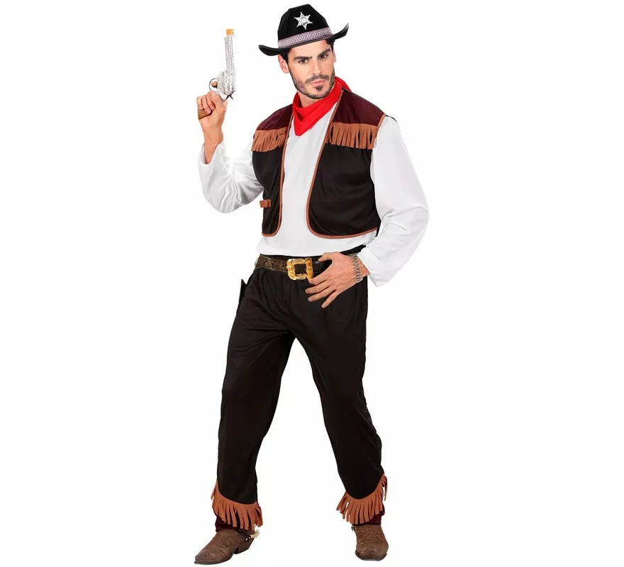 Translation missing: it.Disfraz de Vaquero con Chaleco para hombre