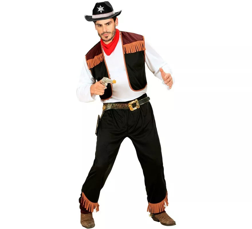 Translation missing: it.Disfraz de Vaquero con Chaleco para hombre