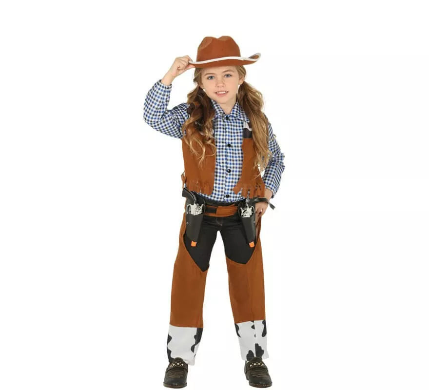 Translation missing: it.Disfraz de Vaquero con Chaleco para niños
