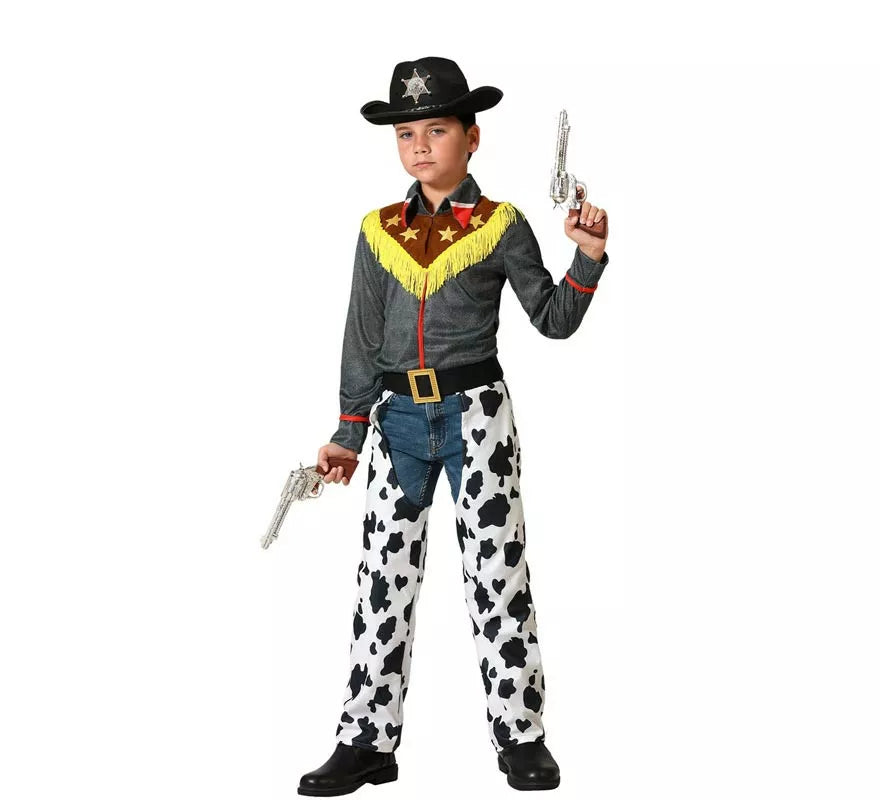 Translation missing: it.Disfraz de Vaquero con flecos para niños