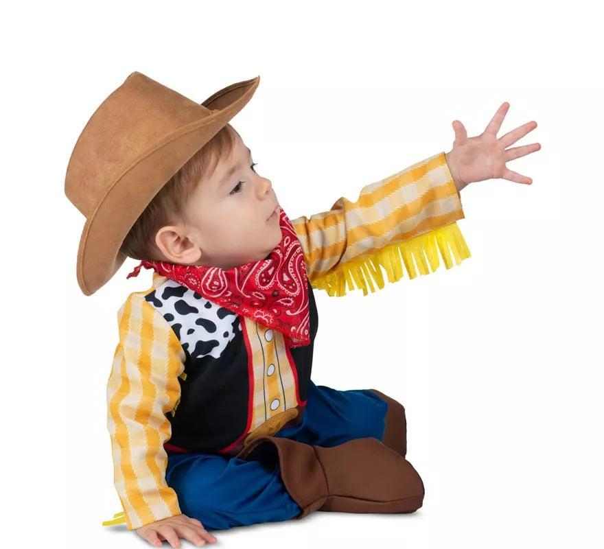 Translation missing: es.Disfraz de Vaquero con sombrero para bebé y niño