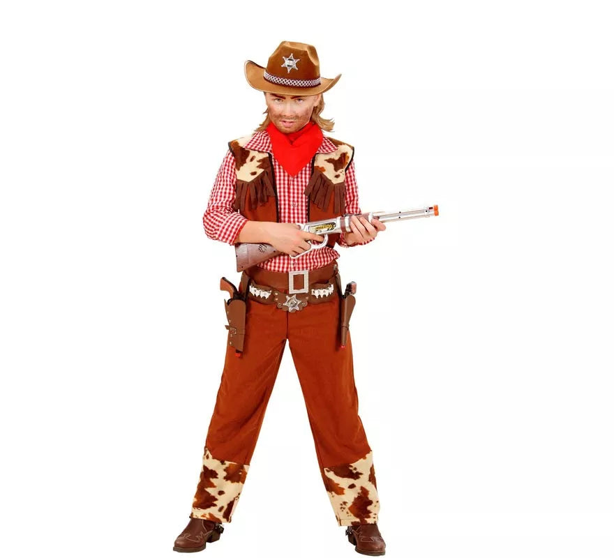 Disfraz de Vaquero Cuadros para niño