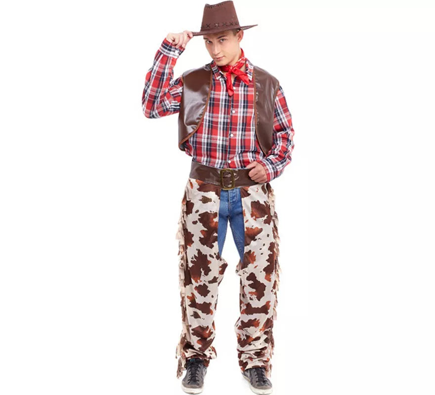 Translation missing: it.Disfraz de Vaquero del Viejo Oeste para hombre