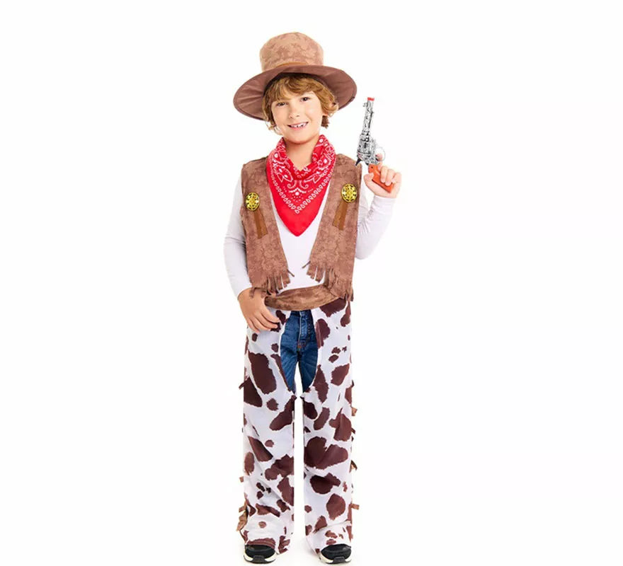 Translation missing: it.Disfraz de Vaquero Oeste con Zahones para niño