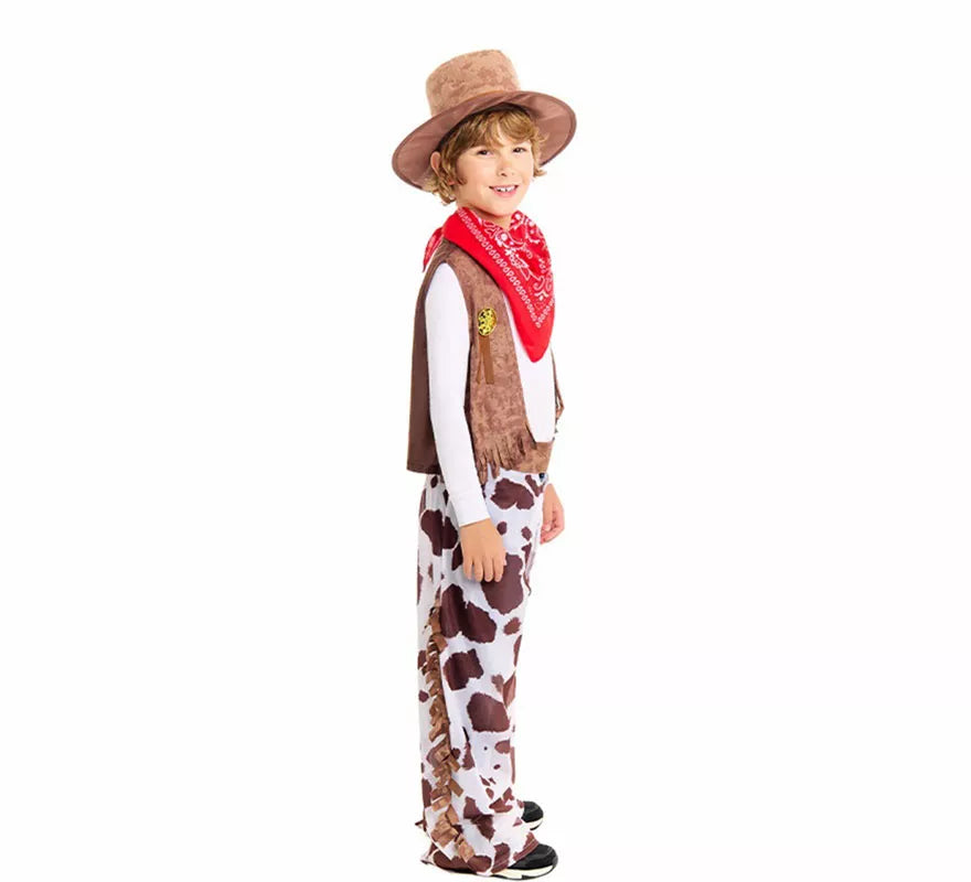Translation missing: it.Disfraz de Vaquero Oeste con Zahones para niño