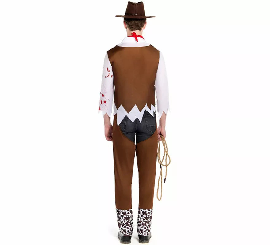 Translation missing: it.Disfraz de Vaquero Zombie para hombre