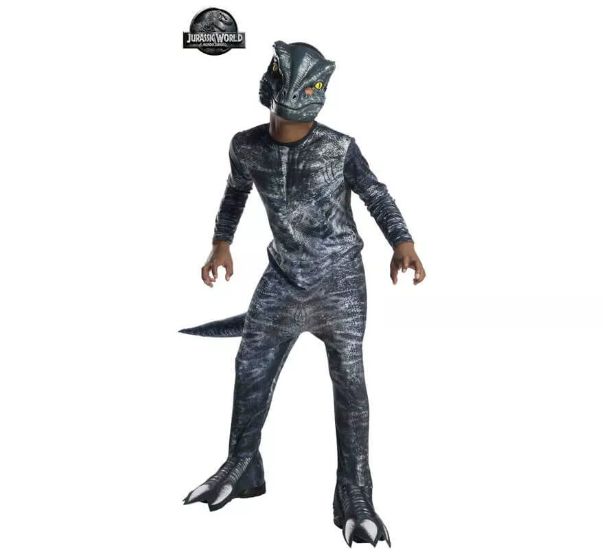 Translation missing: it.Disfraz de Velociraptor Clásico de Jurassic World para niño