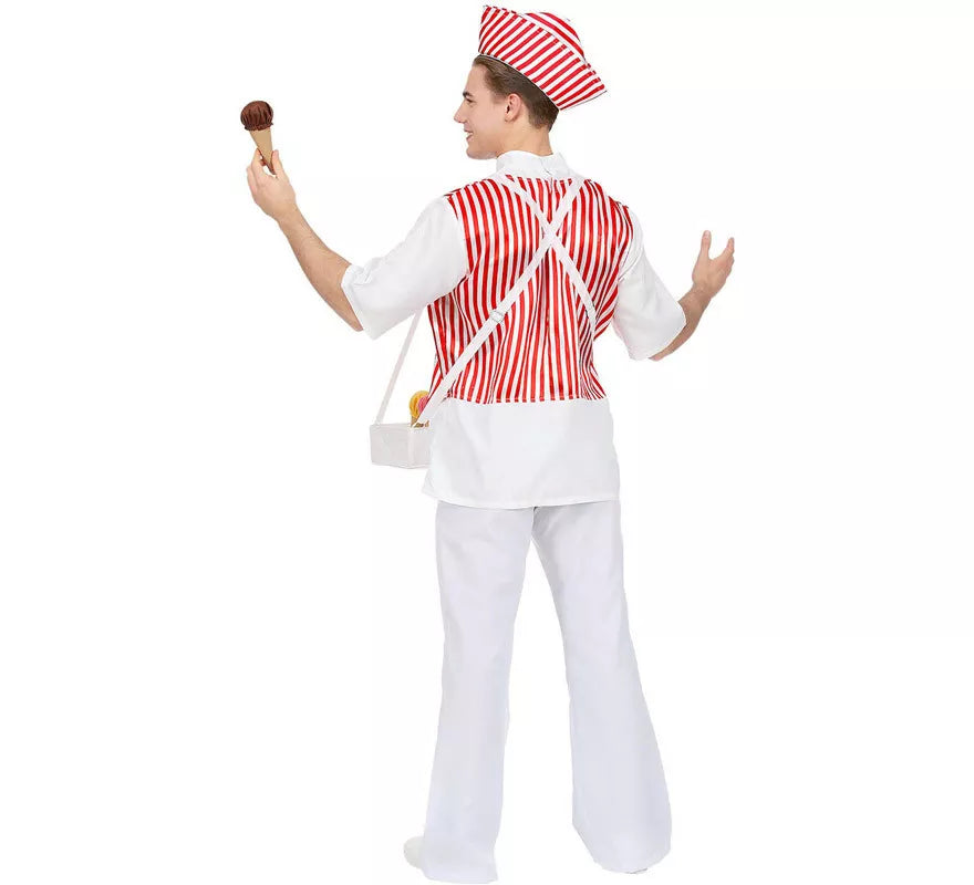 Translation missing: it.Disfraz de Vendedor de Helados Tradicional para hombre