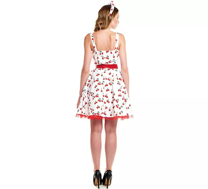 Translation missing: it.Disfraz de Vestido Cerezas Años 50 para mujer