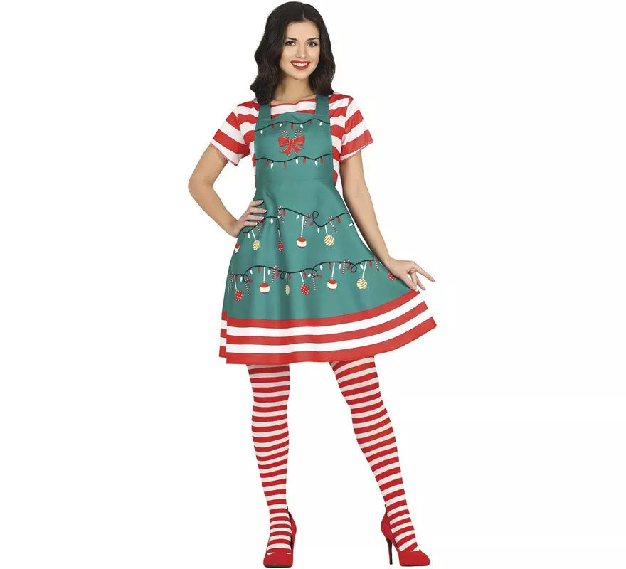 Translation missing: it.Disfraz de Vestido de Navidad con adornos para mujer