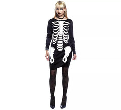 Disfraz de Vestido Esqueleto para mujer