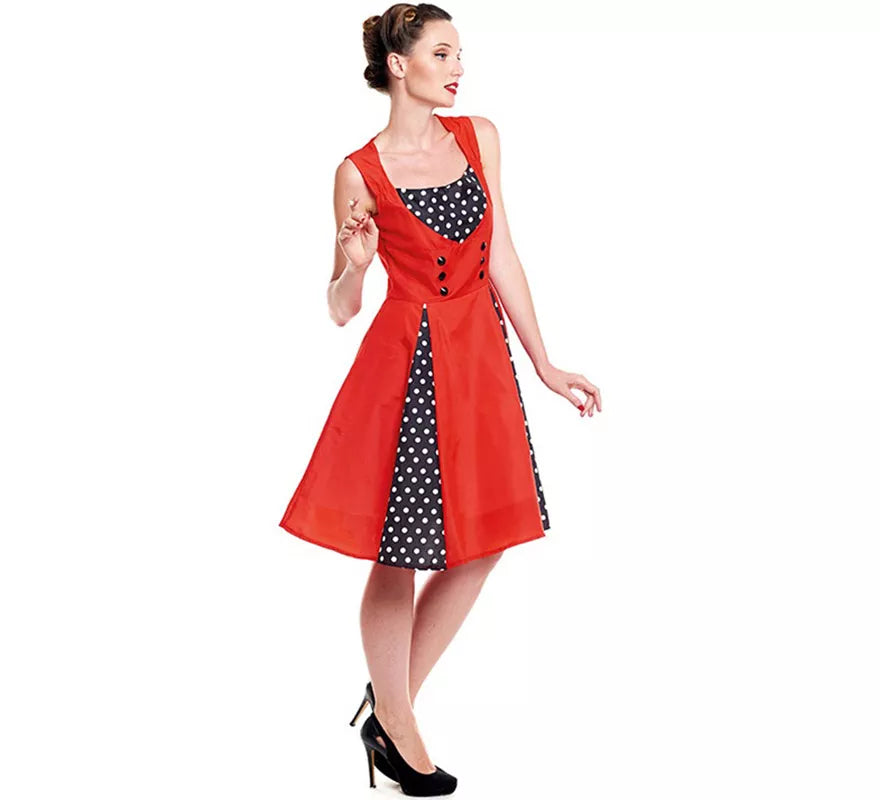 Translation missing: es.Disfraz de Vestido Rockabilly Años 50 para mujer