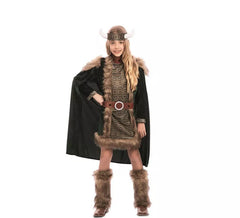 Costume da vichingo deluxe per ragazza