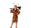 Disfraz de Vikinga Marrón para niña