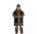Disfraz de Vikinga verde para niña
