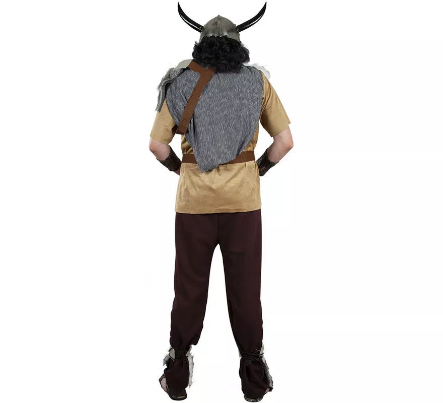 Translation missing: it.Disfraz de Vikingo Gris para hombre