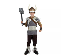 Costume da vichingo grigio per bambino