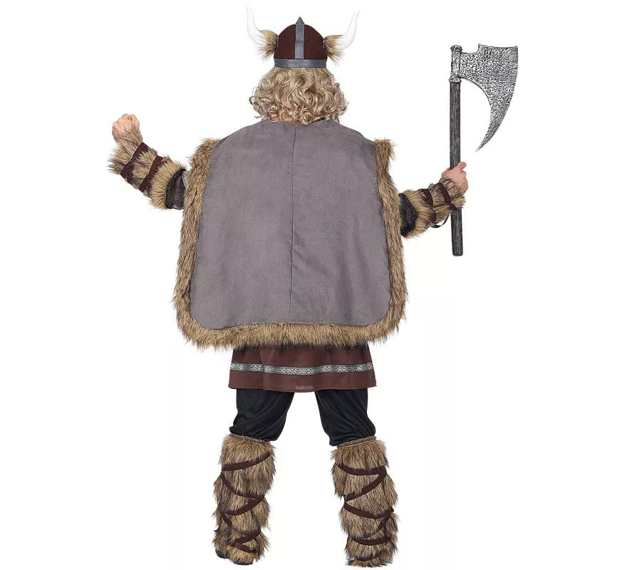 Translation missing: it.Disfraz de Vikingo marrón para hombre