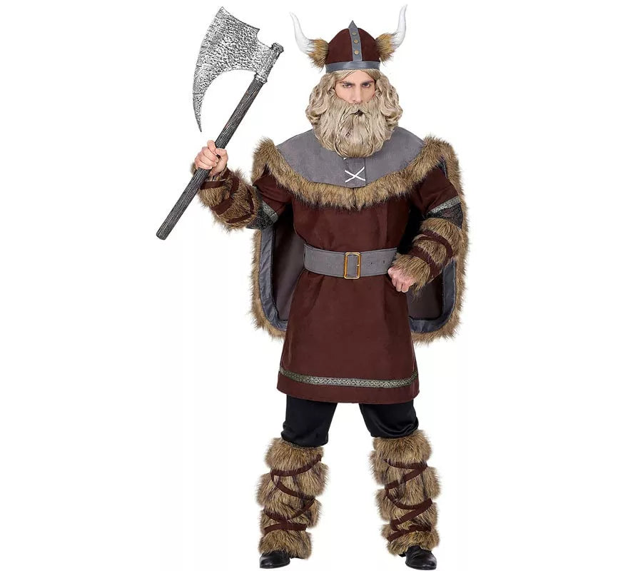 Translation missing: it.Disfraz de Vikingo marrón para hombre