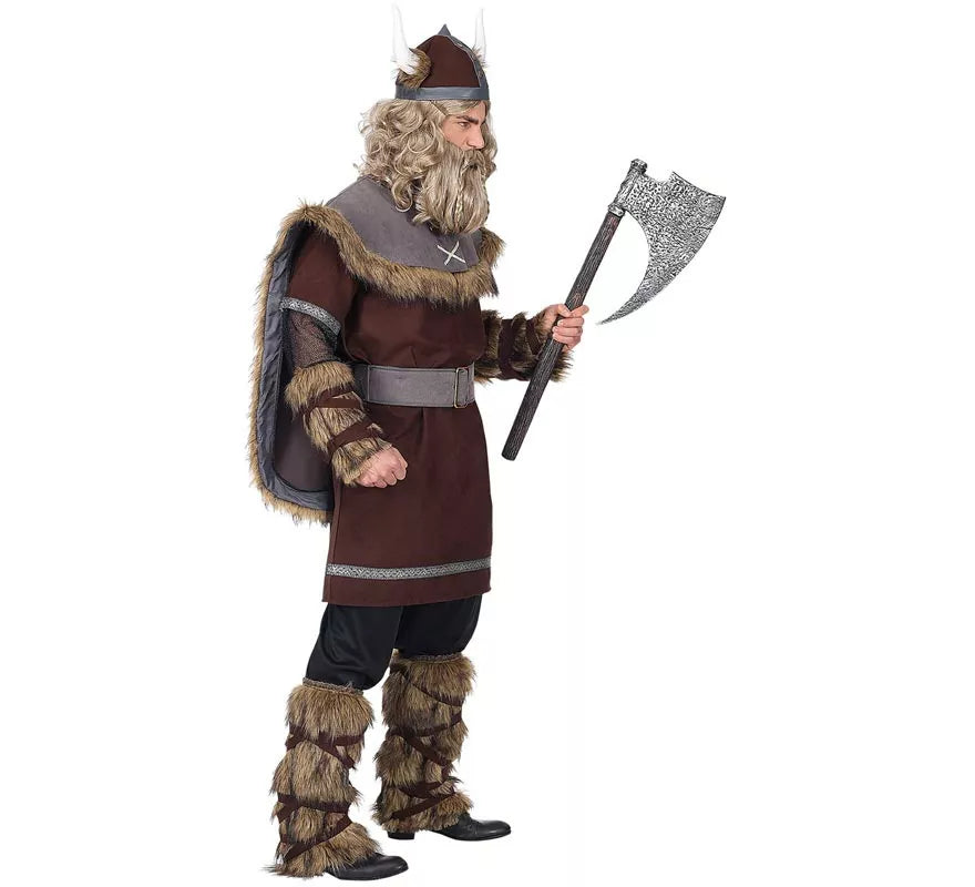 Translation missing: it.Disfraz de Vikingo marrón para hombre