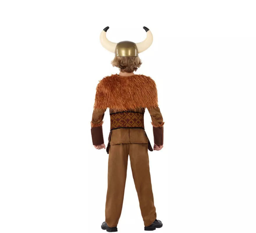Translation missing: es.Disfraz de Vikingo Marrón para niño
