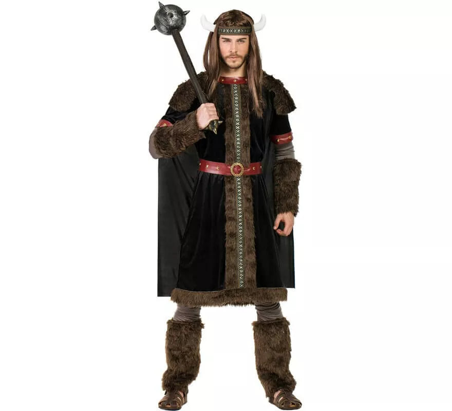 Translation missing: es.Disfraz de Vikingo Oscuro para hombre