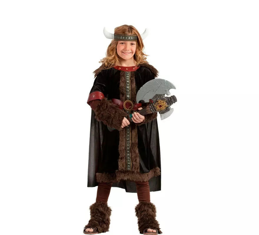 Translation missing: it.Disfraz de Vikingo Oscuro para niño