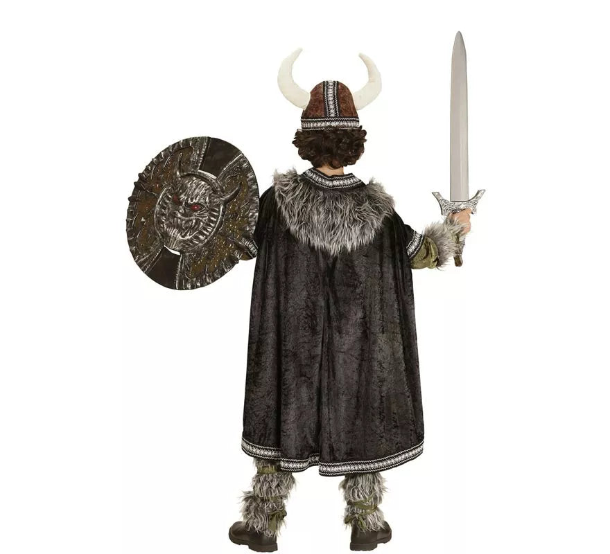 Translation missing: it.Disfraz de Vikingo Oscuro para niño