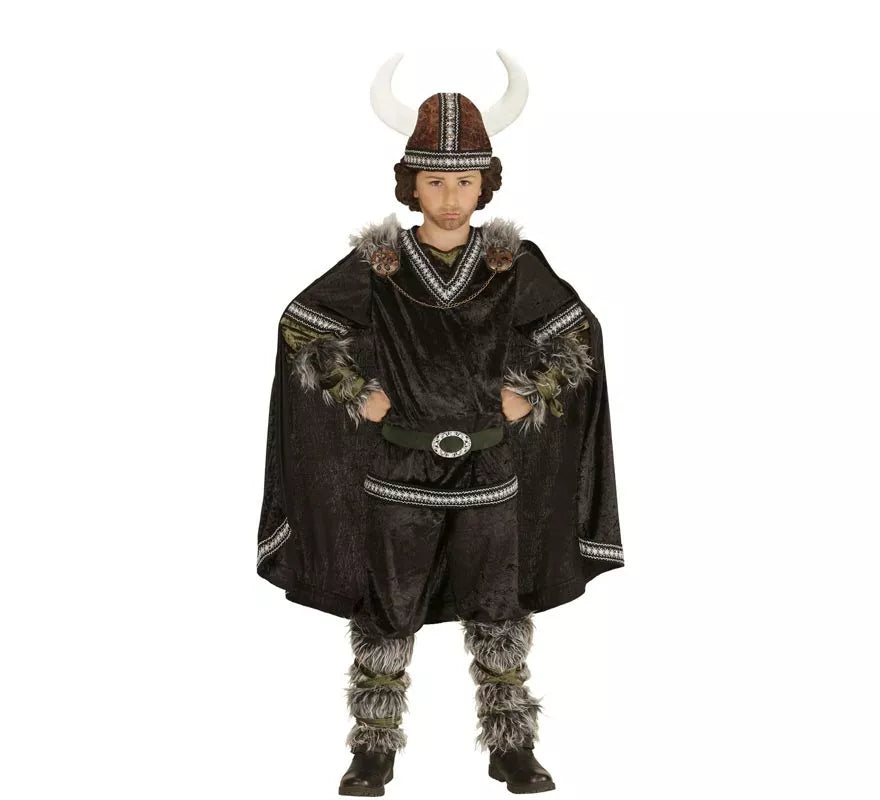 Translation missing: it.Disfraz de Vikingo Oscuro para niño