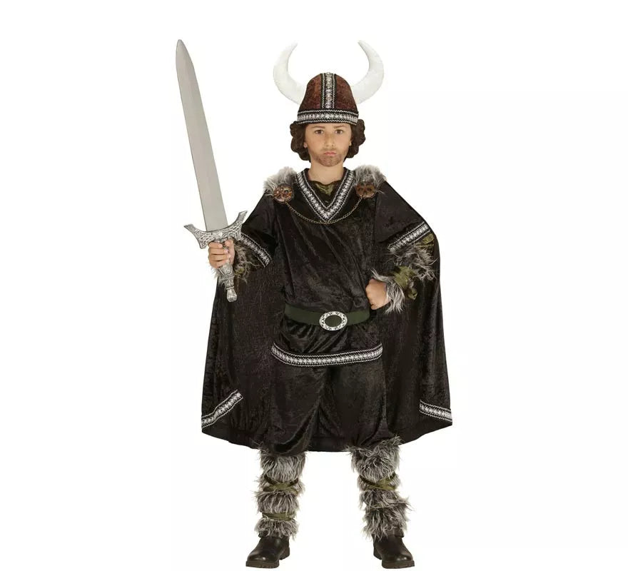 Translation missing: it.Disfraz de Vikingo Oscuro para niño