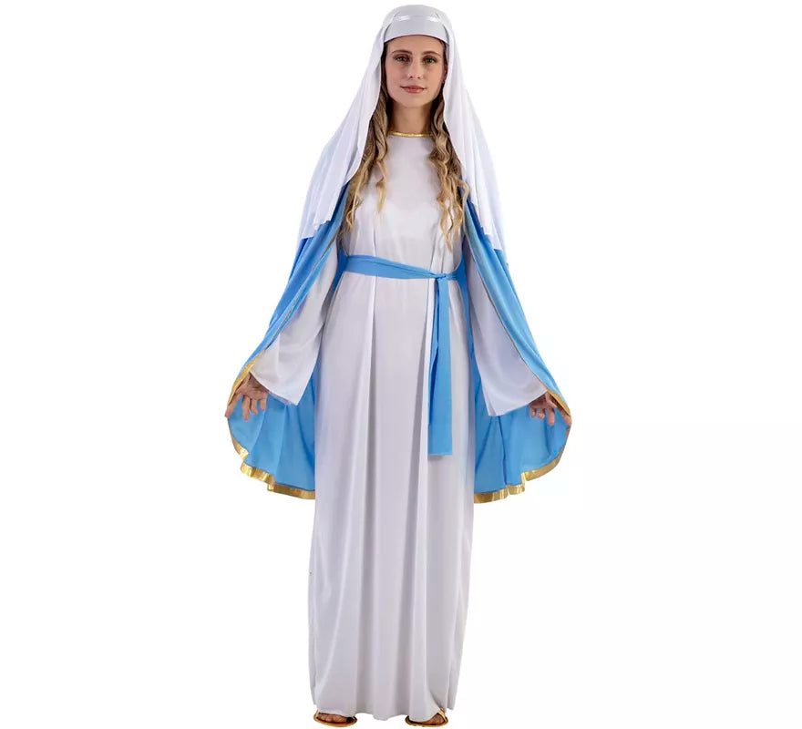Translation missing: it.Disfraz de Virgen María con capa para mujer